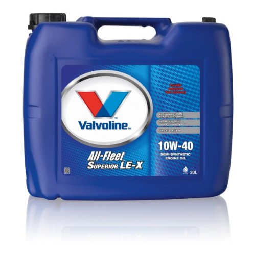 Olej silnikowy półsyntetyczny VALVOLINE ALL-FLEET SUPERIOR LE-X 10W40 API CK-4 ACEA E11 Low SAPS 20L.jpg